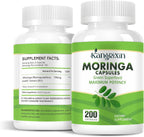 KangRiXin Pure Moringa Capsules 700mg Extract 200 Count